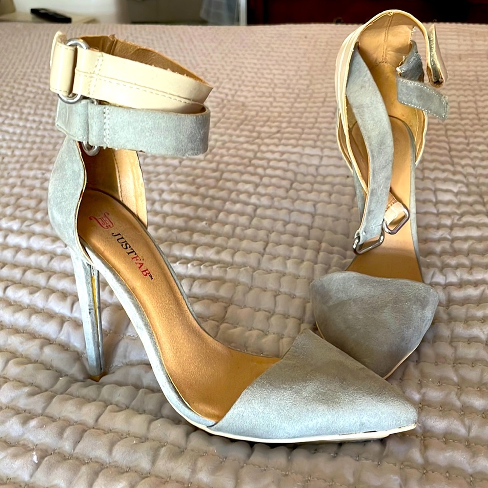 Suede heels